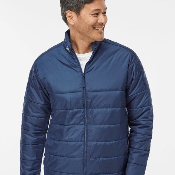 Men's 3-Stripes Puffer Full-Zip Jacket Thumbnail