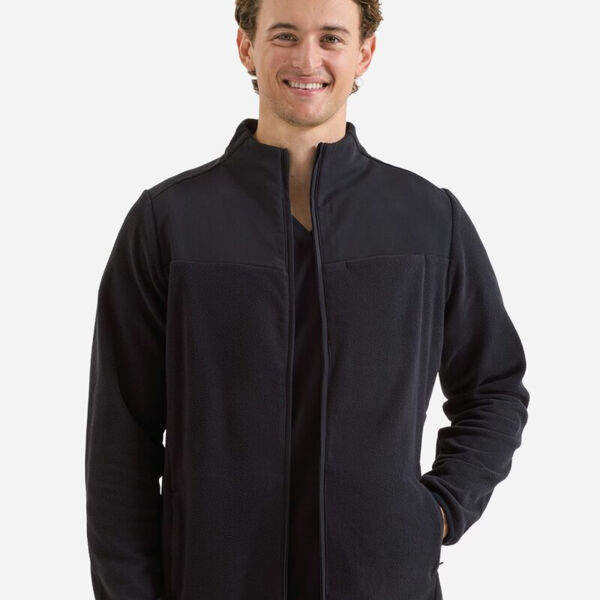 Men's Agility Panelled Fleece Full-Zip Jacket Thumbnail