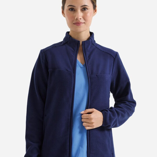 Women's Agility Panelled Fleece Full-Zip Jacket Thumbnail