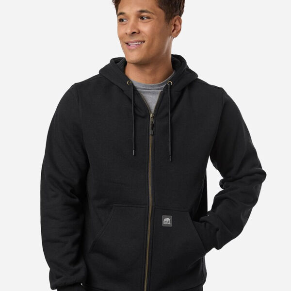 Men's Heritage Grid Fleece-Lined Full-Zip Hooded Sweatshirt Thumbnail