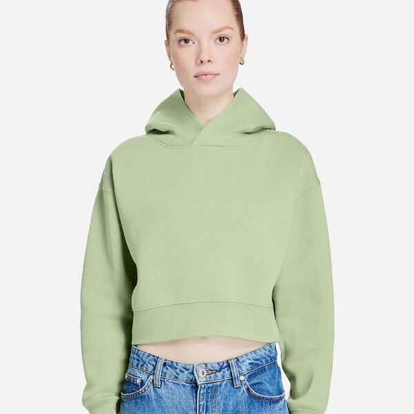 Women's Relaxed Cropped Hoodie Sweatshirt Thumbnail