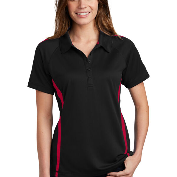 Women's PosiCharge ® Micro Mesh Colorblock Polo Thumbnail
