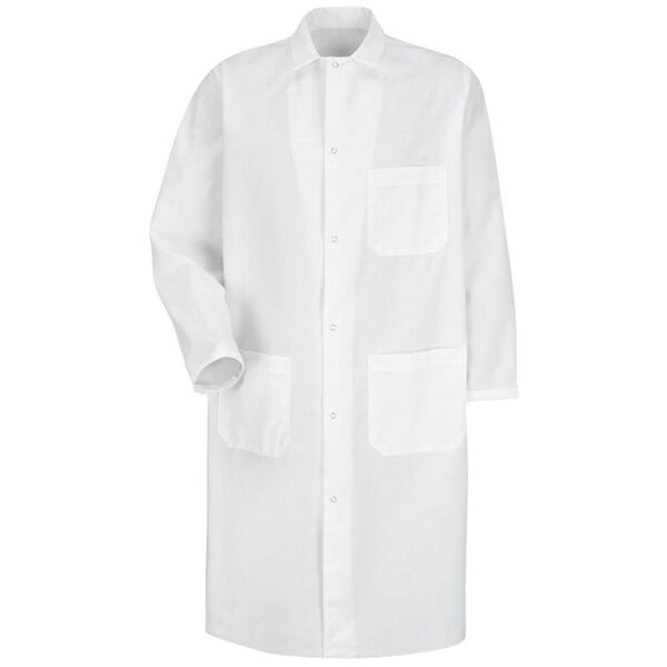 Unisex Butcher Coat with Exterior Chest Pocket Thumbnail