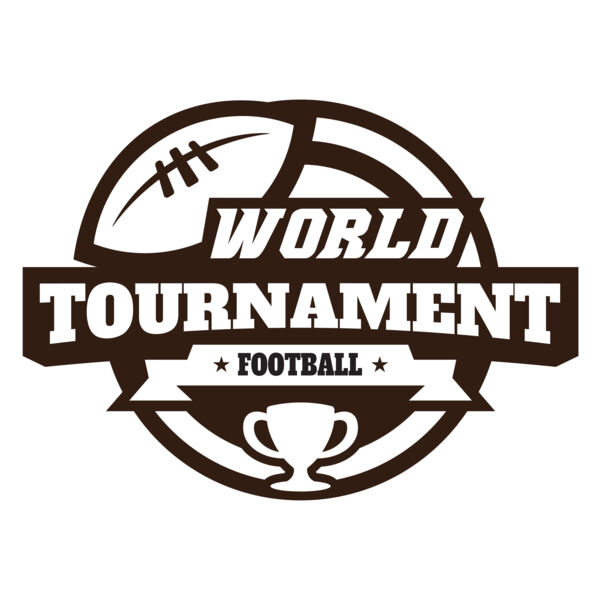 World Tournament Football logo template Thumbnail