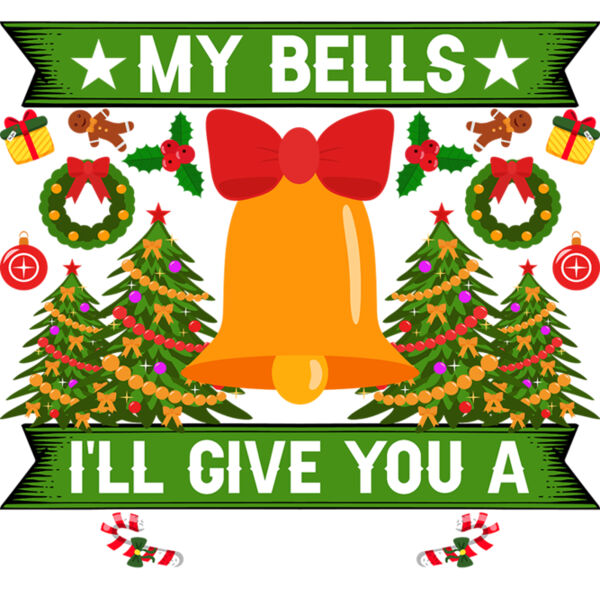 Jingle My Bells Funny Christmas T Shirt 5 Thumbnail