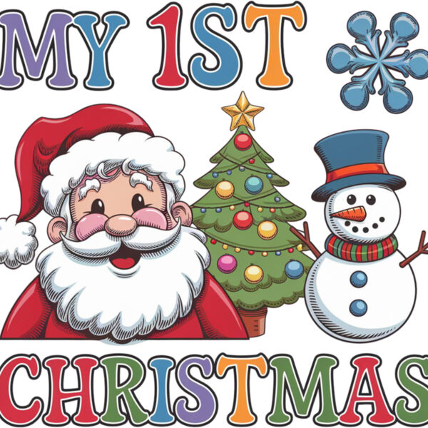 my 1st christmas PNG Christmas Funny T Shirt  2  Thumbnail