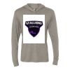 Unisex Triblend Hooded Long Sleeve Pullover T-Shirt Thumbnail