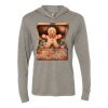 Unisex Triblend Hooded Long Sleeve Pullover T-Shirt Thumbnail