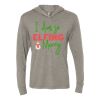 Unisex Triblend Hooded Long Sleeve Pullover T-Shirt Thumbnail
